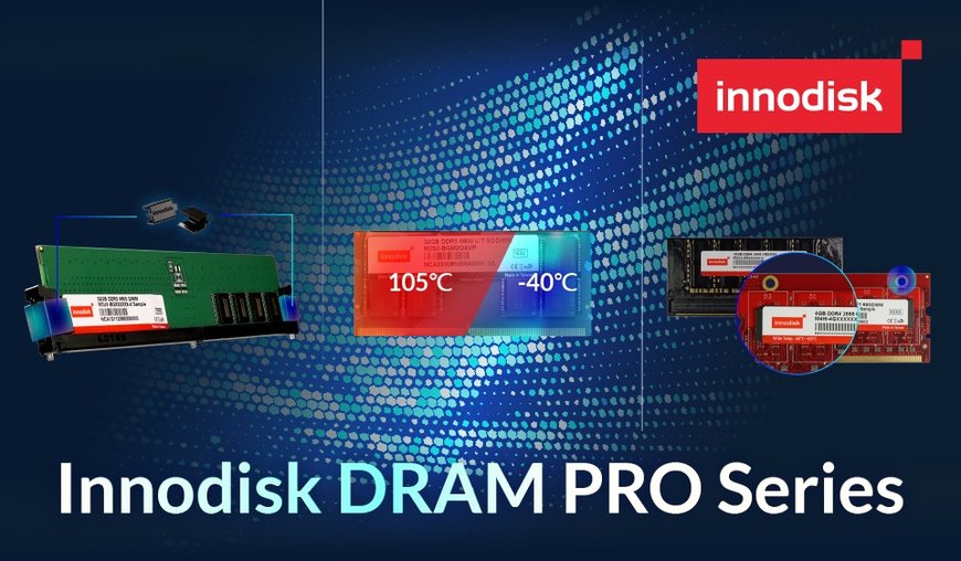 Upgrades to Innodisk DRAM PRO Series to Excel in Aerospace and In-Vehicle Environments